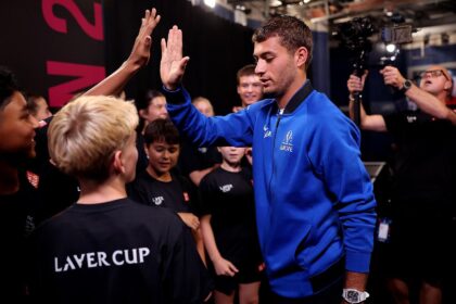 Flavio Cobolli - Laver Cup 2026 Londra (foto Laver Cup/Tennis Australia)
